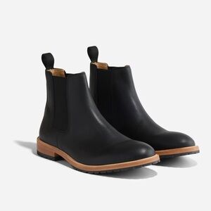 NEW Nisolo Marco Chelsea Boot Black Mens